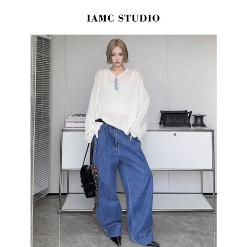 IAMCPLUS 2026SS 轮廓感纸片人毛织长袖