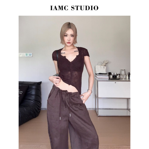 IAMCPLUS 2026SS 显瘦扣子针织