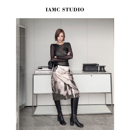 IAMCPLUS 2026SS 印花半裙