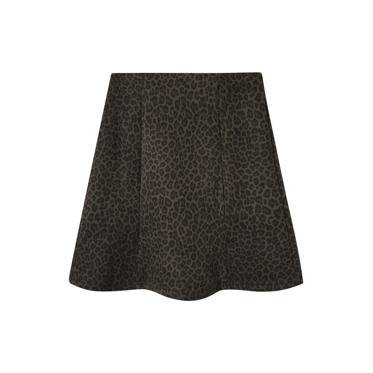 IAMCPLUS 2025AW 豹纹A字半身裙