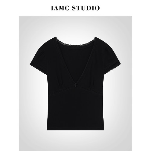 IAMCPLUS 2026SS 春蕾丝镶边