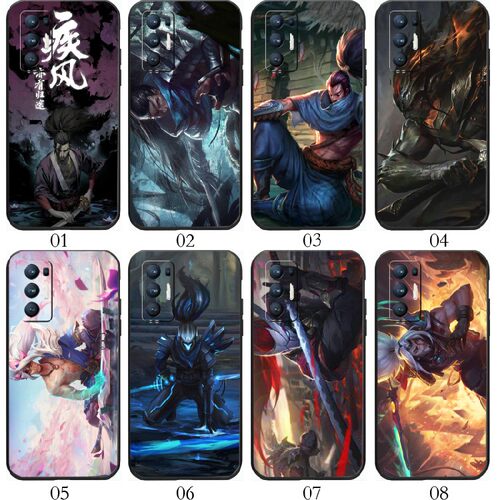 疾风剑豪LOL亚索 适用 realme GT/Neo/大师探索版/闪速版/2T/一加 9/Pro/9R/RT/8T/Ace 2V/魅族18/Neo手机壳