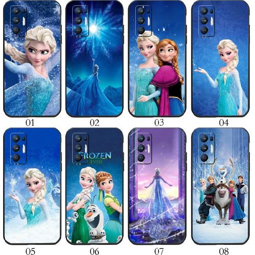 冰雪奇缘艾莎定制 适用 VIVO Y50/Y70t/Y50t/X50 Pro+/X70/Y73s/Y70s/Y20/S17/S16/S12/Y30/T1/realme手机壳