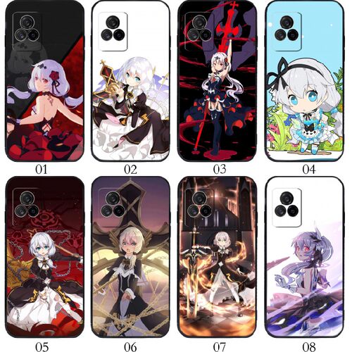 崩坏德莉莎 适用vivo/X60 曲屏版/S9e/iQOO U3x/realme GT Neo3/GT2/一加 Ace/魅族 18X手机壳