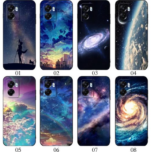 星空ins冷淡风 适用iQOO Z8/Neo6 SE/Z7/Z6/U5/11 Pro/11S/10/9/8/Neo8/Neo7/红米 12/12R/realme V30手机壳
