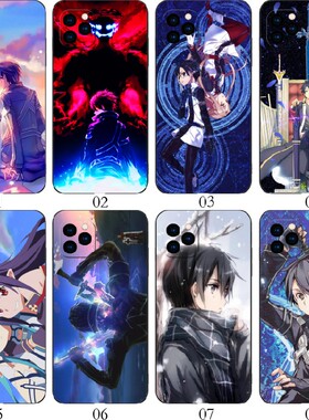 刀剑神域 桐人 适用iPhone苹果 15/13 Pro/14 Max/12 mini/11/Plus/XS/XR/X/8/7/6/5/红米Note 12/12R手机壳