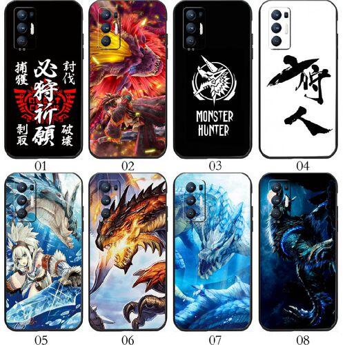 怪物猎人 适用 iQOO Z6/5 SE/Neo 5S/Z5/Neo3/pro/Z3/Z1/U1/U1x/U3x/Z1x/小米10S/10至尊/realme x7手机壳