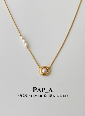 PAPA·小众设计方糖项链｜45+5cm（可当毛衣链）