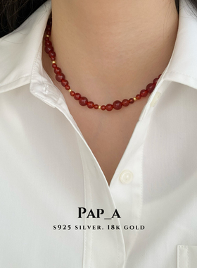 PAPA·红黛 | 串珠项链38+5cm显白超有气质春节送礼