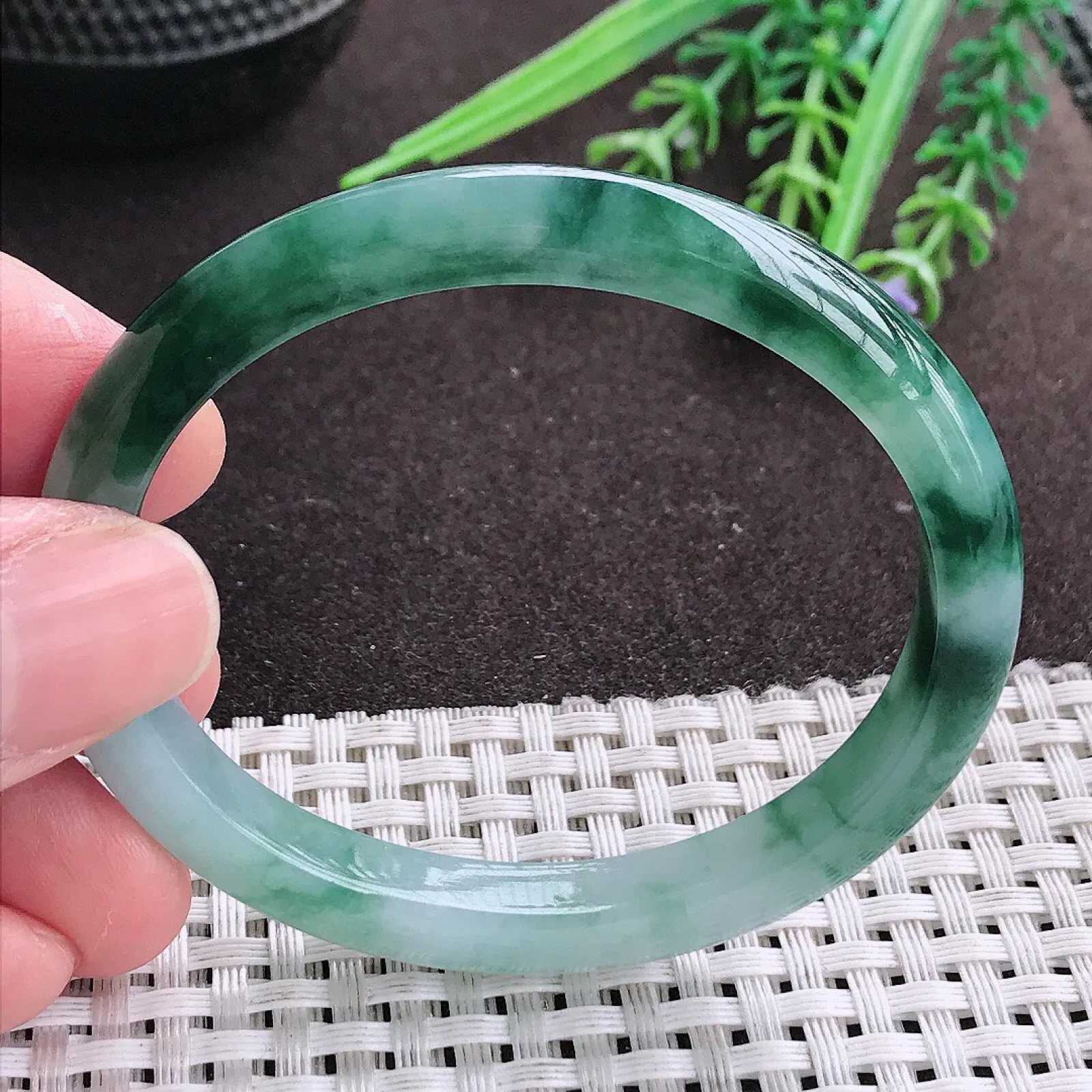 缅甸A货翡翠53/46/8/6.8老坑冰润起胶飘花贵妃手镯,珠宝/钻石/翡翠,手镯,淘宝优惠券,粉丝福利购,淘宝优惠卷