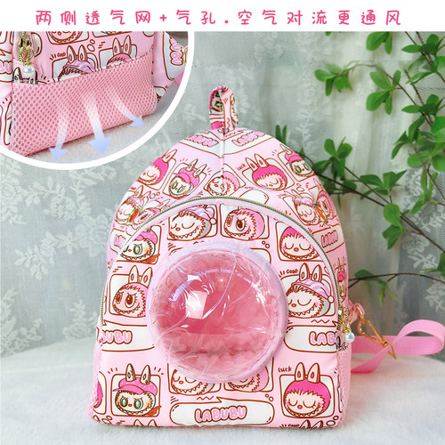 透气可视鹦鹉蜜袋双肩包宠物胸包