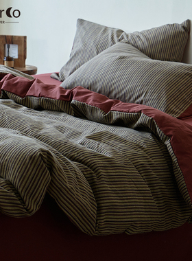 Morco美式轻奢/高级感全棉纯棉四件套床单高端床上用品2024新款