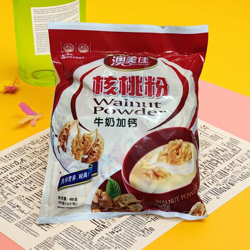 澳美佳核桃粉16小包牛奶加钙