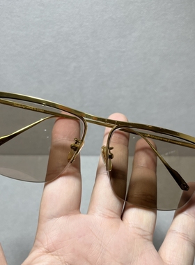 天然水晶眼镜男款清凉养眼纯钛