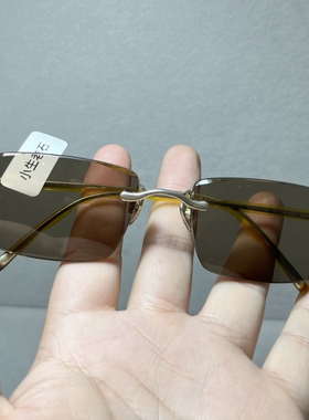 925银框水晶眼镜男清凉养眼护目