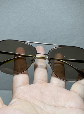 纯银框天然水晶眼镜男清凉养眼