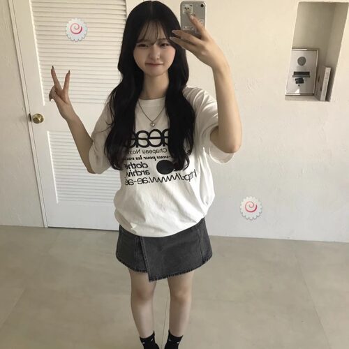 凡他姨【可可泡芙】纯棉短袖