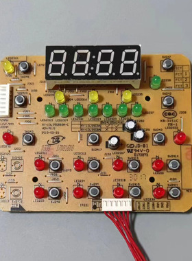 美的电压力锅配件MY-13LS608A/13LS408A/13LS509A显示板按键板6线