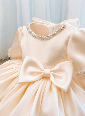 女宝宝生日礼服周岁花童公主裙