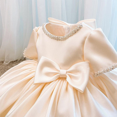 女宝宝生日礼服周岁花童公主裙