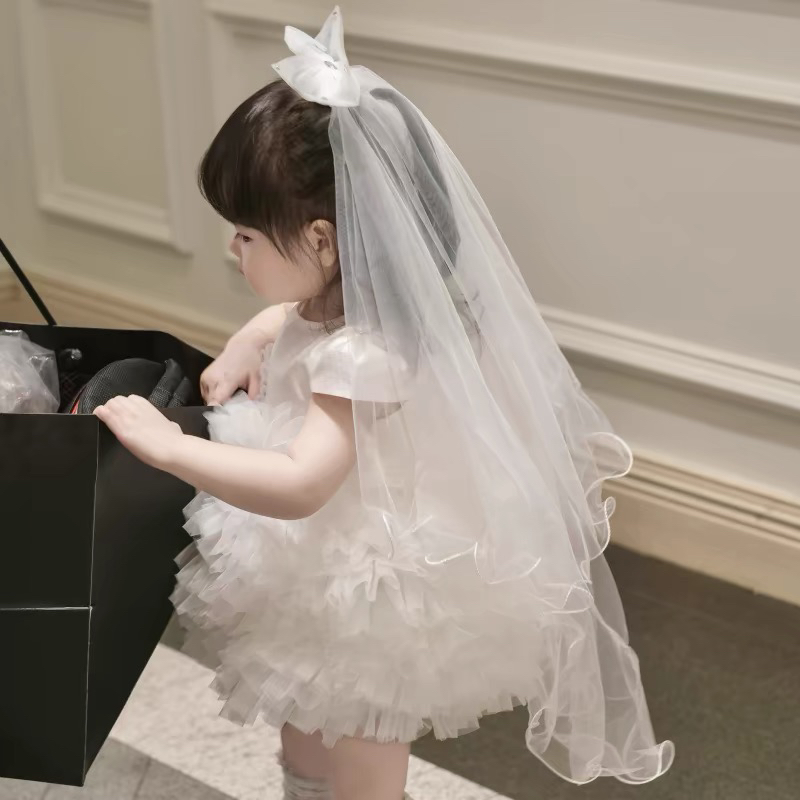 花童礼服小女孩抓周婴儿礼服