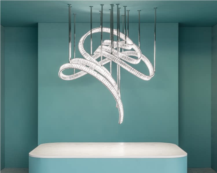 酒店宴会厅大堂水晶珠宝店ktv会议室大型水晶灯led卧室工程灯定制