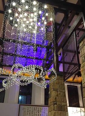 酒店大堂宴会厅餐厅吊灯酒店会所大堂售楼部艺术非标灯具