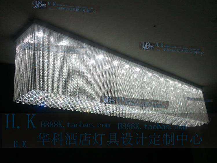 大堂吊灯欧式大型酒店工程水晶灯别墅客厅花型创意美容院灯具定制