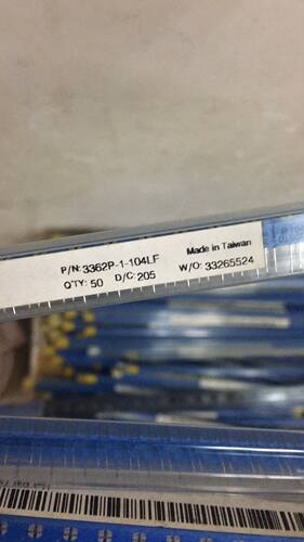 GF063P1-B104K 100K 3362P-104 日本原装进口TOCOS 精密电位器