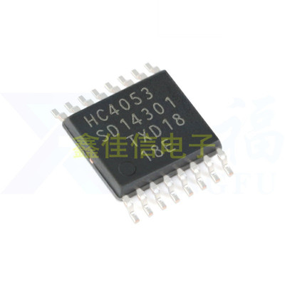原装正品 74HC4053PW,118 TSSOP-16 三路2通道模拟多路复用器芯片