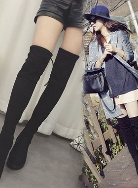 Ladies Shoes women winter Knee high suede Long Boots冬女长靴
