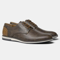 Retro men's plus-size polished leather shoes Summer men's plus size leather shoes thumbnail 3