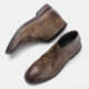 Big size Men Casual leather shoes ankle boots复古大码男皮鞋