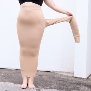 Fat women winter thick thermal fleece leggings pants 保暖裤