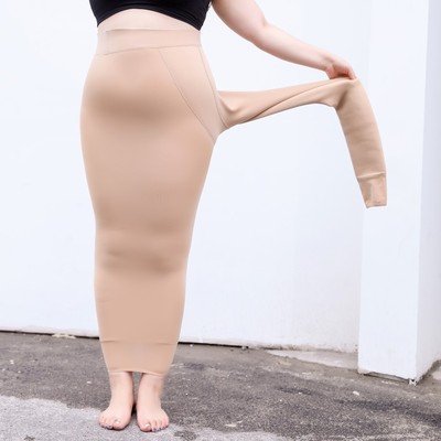Fat women winter thick thermal fleece leggings pants 保暖裤