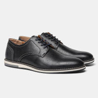 Retro men's plus-size polished leather shoes Summer men's plus size leather shoes thumbnail 2