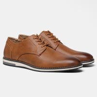 Retro men's plus-size polished leather shoes Summer men's plus size leather shoes thumbnail 5