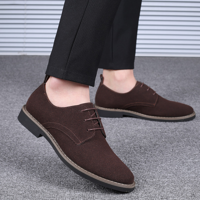 Leather Business Men Dress Shoes Bullock Casual Shoes大码鞋-封面