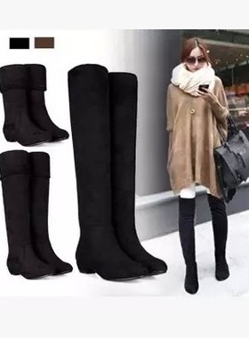 female knee-high boots high heels shoes girl boot winter靴子