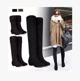 female knee-high boots high heels shoes girl boot winter靴子
