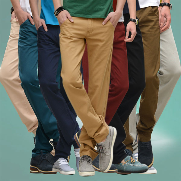 Men's Chinos Large Size Pants Man Cotton Trousers 男士休闲裤 男装 休闲裤 原图主图