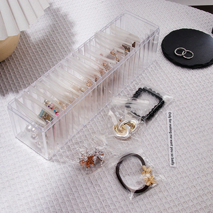 透明防氧化盒子高档饰品储物盒耳环戒指密封袋便携项链收纳密实袋