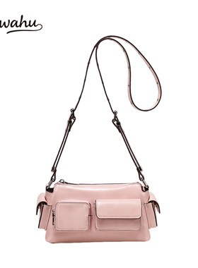 多口袋机车包2026新款包包杨紫同款小众设计腋下包单肩斜挎包女包