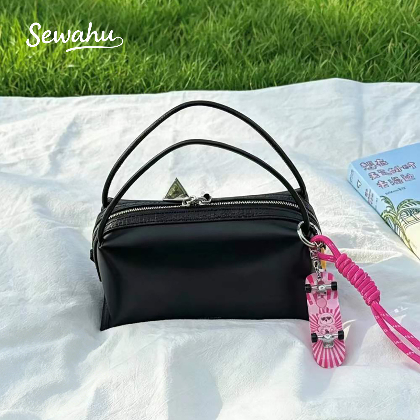 SEWAHU复古法式轻奢笔筒包图片