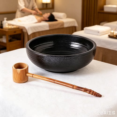 净手礼盆迎接仪式感净手洗手礼盆木盆圆形竹制观赏开学典礼新生沐