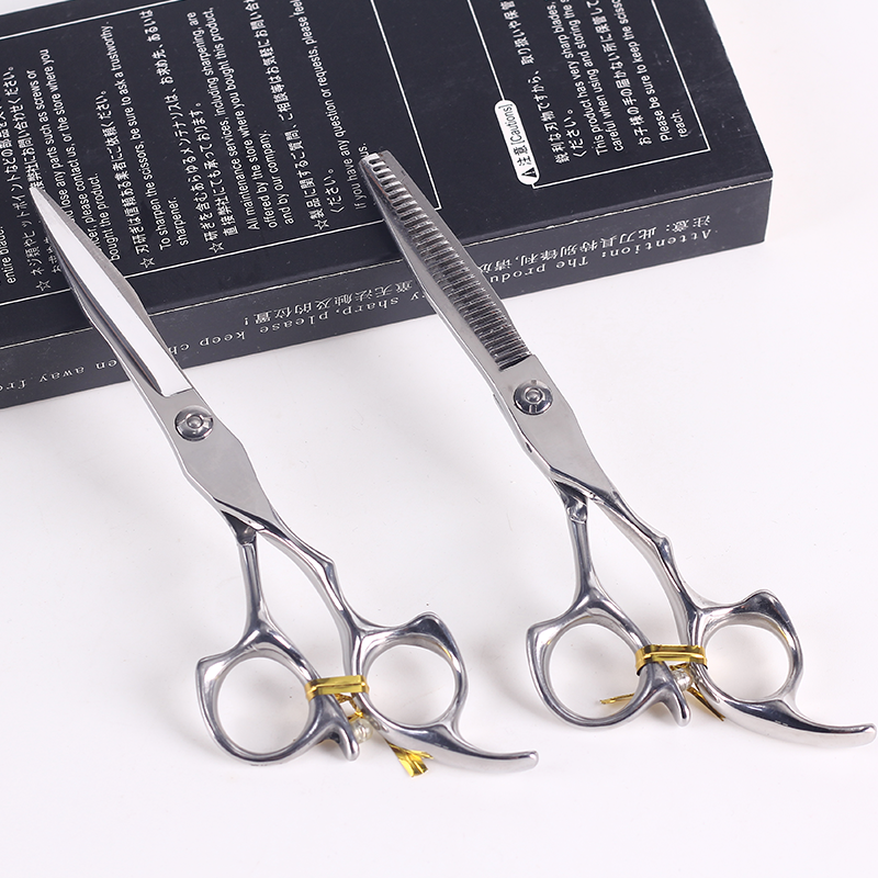 免费私人订制logo发廊美发剪刀专业发型师专用剪发剪刀平剪牙剪