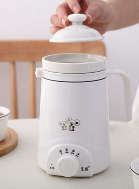 电炖杯陶瓷迷你煮粥牛奶加热器