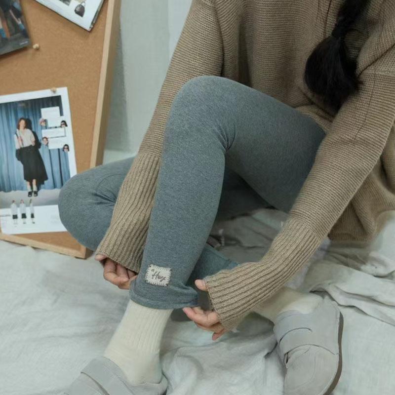秋冬新款打底裤女外穿显瘦裤子显瘦韩版春秋修身紧身黑色胖MM秋季
