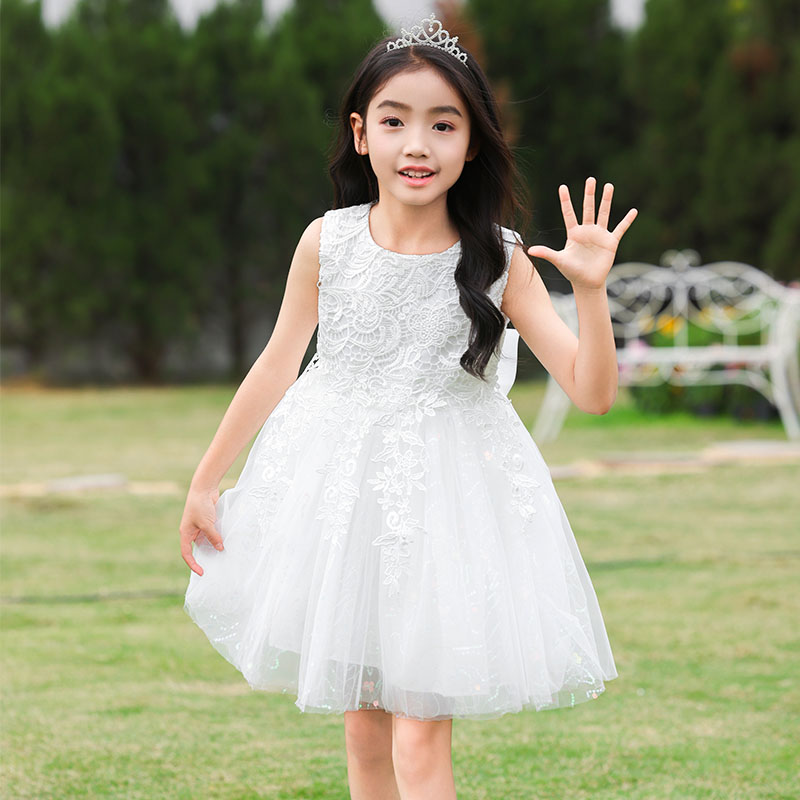 新款女童连衣裙夏季2025夏装儿童演出服