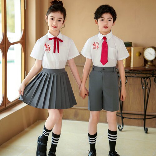 六一儿童合唱服红歌朗诵演出服中小学生演讲比赛表演服主持人礼服